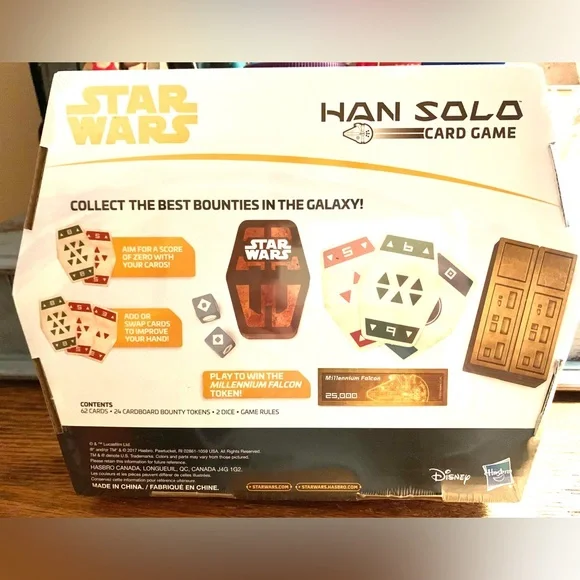 Hasbro Star Wars Han Solo Card Game-Multi-Color - Picture 2 of 2
